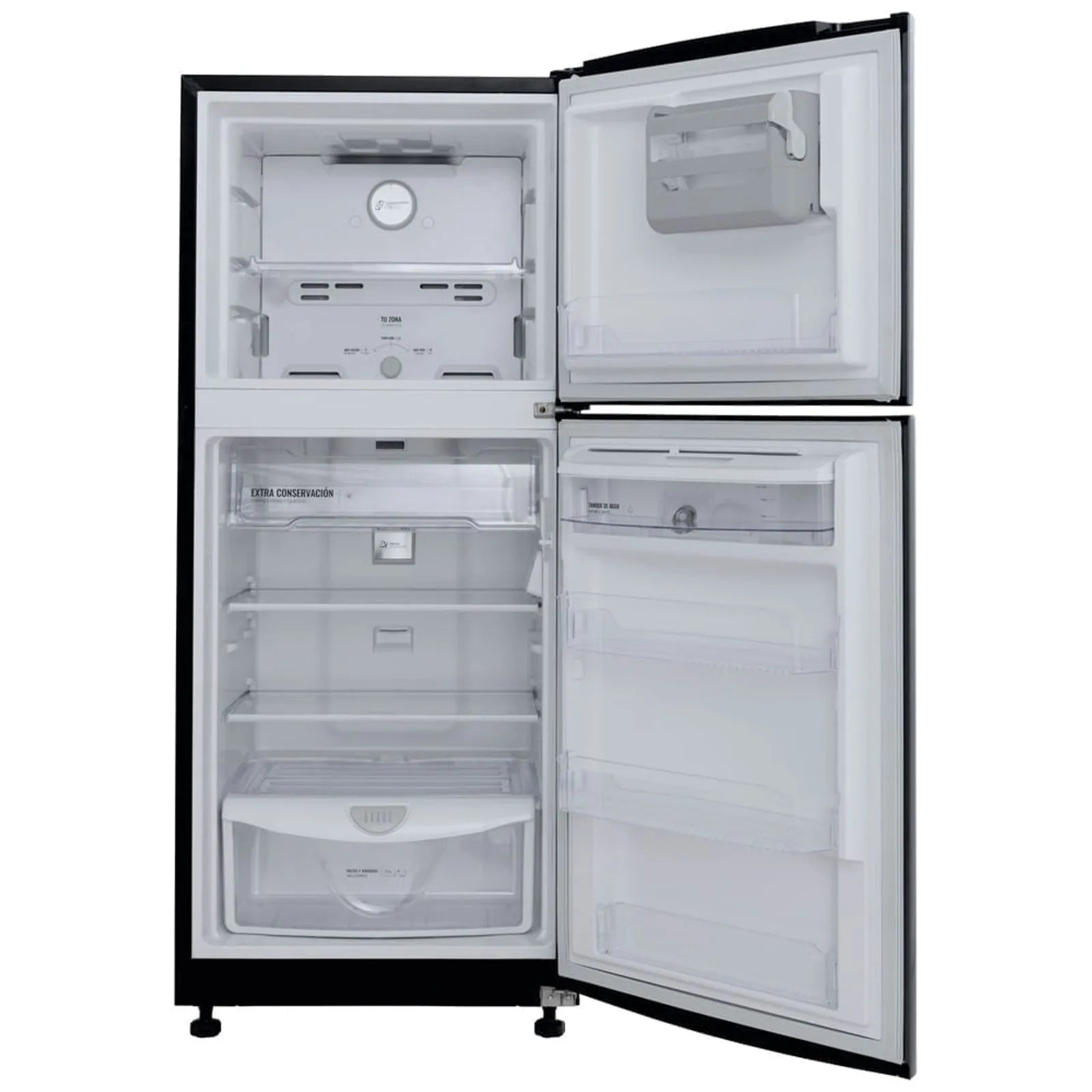 Nevera Haceb No Frost 271 Litros Inverter Manija Externa Negro Esmeralda