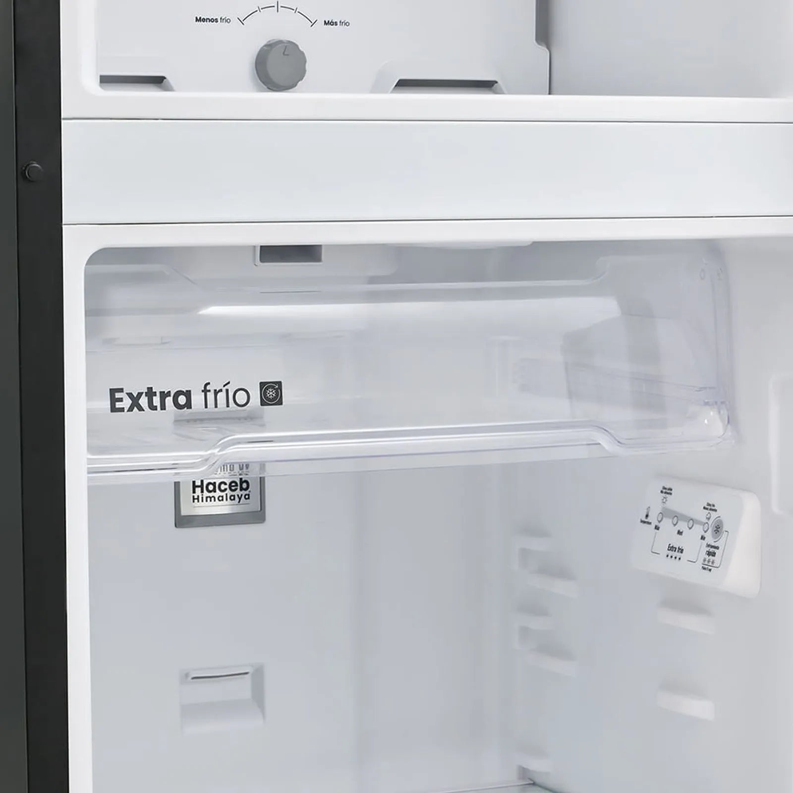Nevera Haceb No Frost 271 Litros Inverter Manija Externa Negro Esmeralda