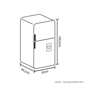 Nevera Haceb No Frost 271 Litros Inverter - 271 SE DA MI INOX INV