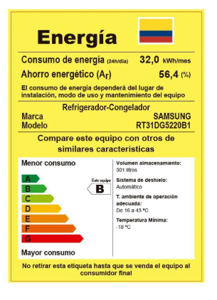 NEVERA SAMSUNG RT31DG5220B1CO