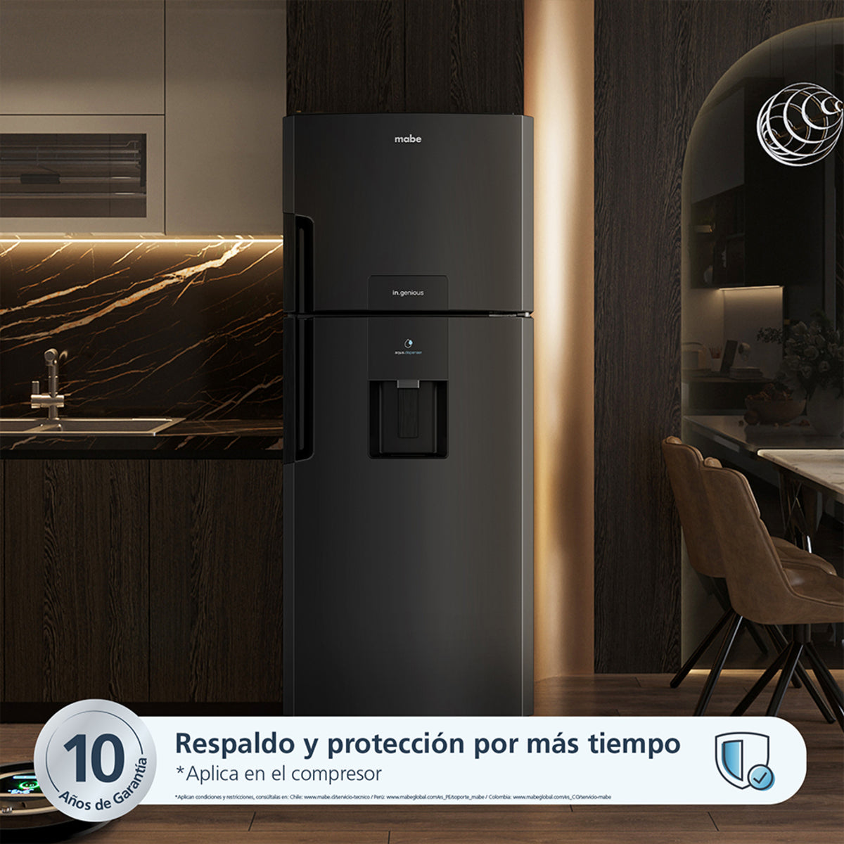Nevera No Frost 415 L Brutos Grafito Mabe - RMP415GCG
