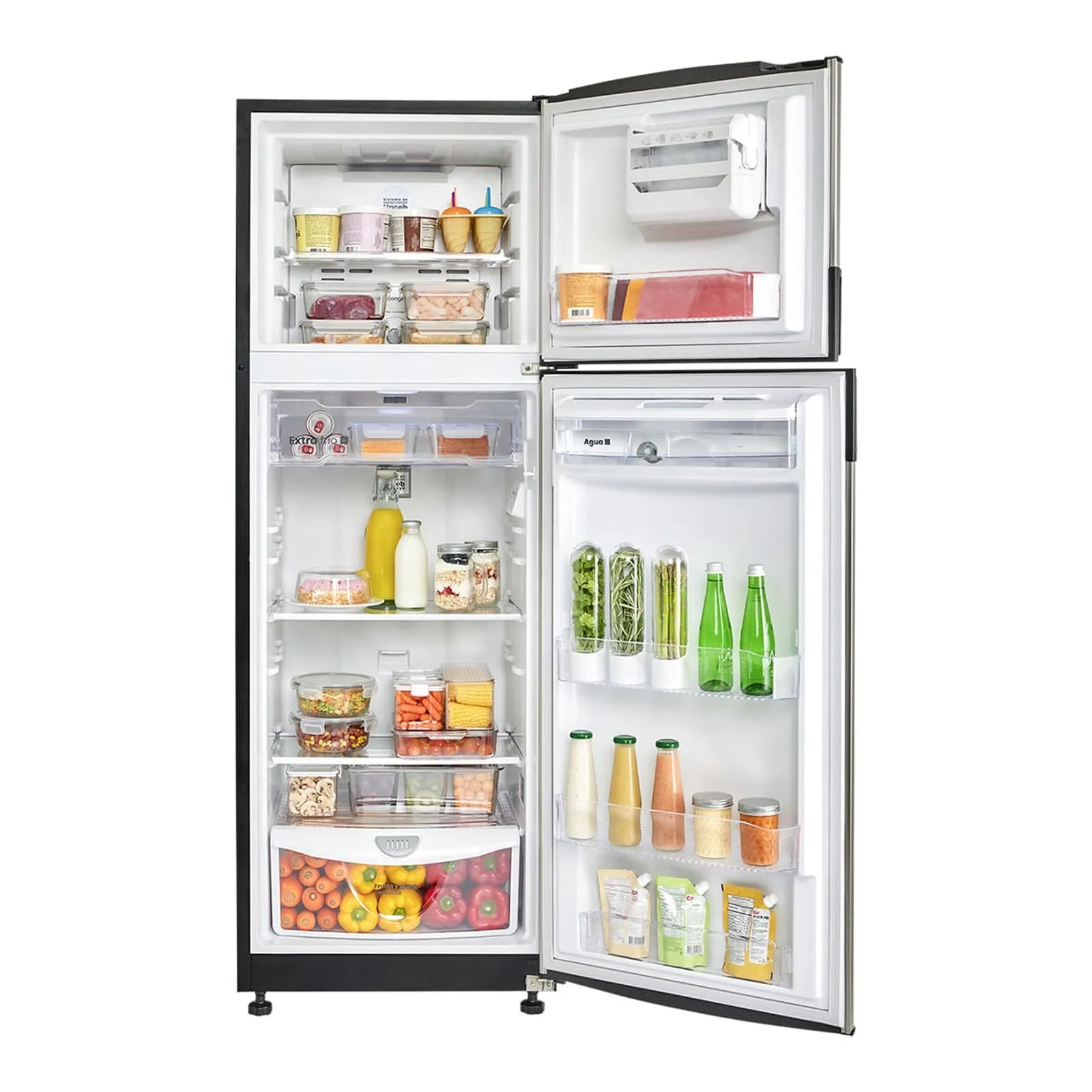 Nevera Haceb No Frost 271 Litros Manija Integrada Inox - 271 SE MI INOX R2