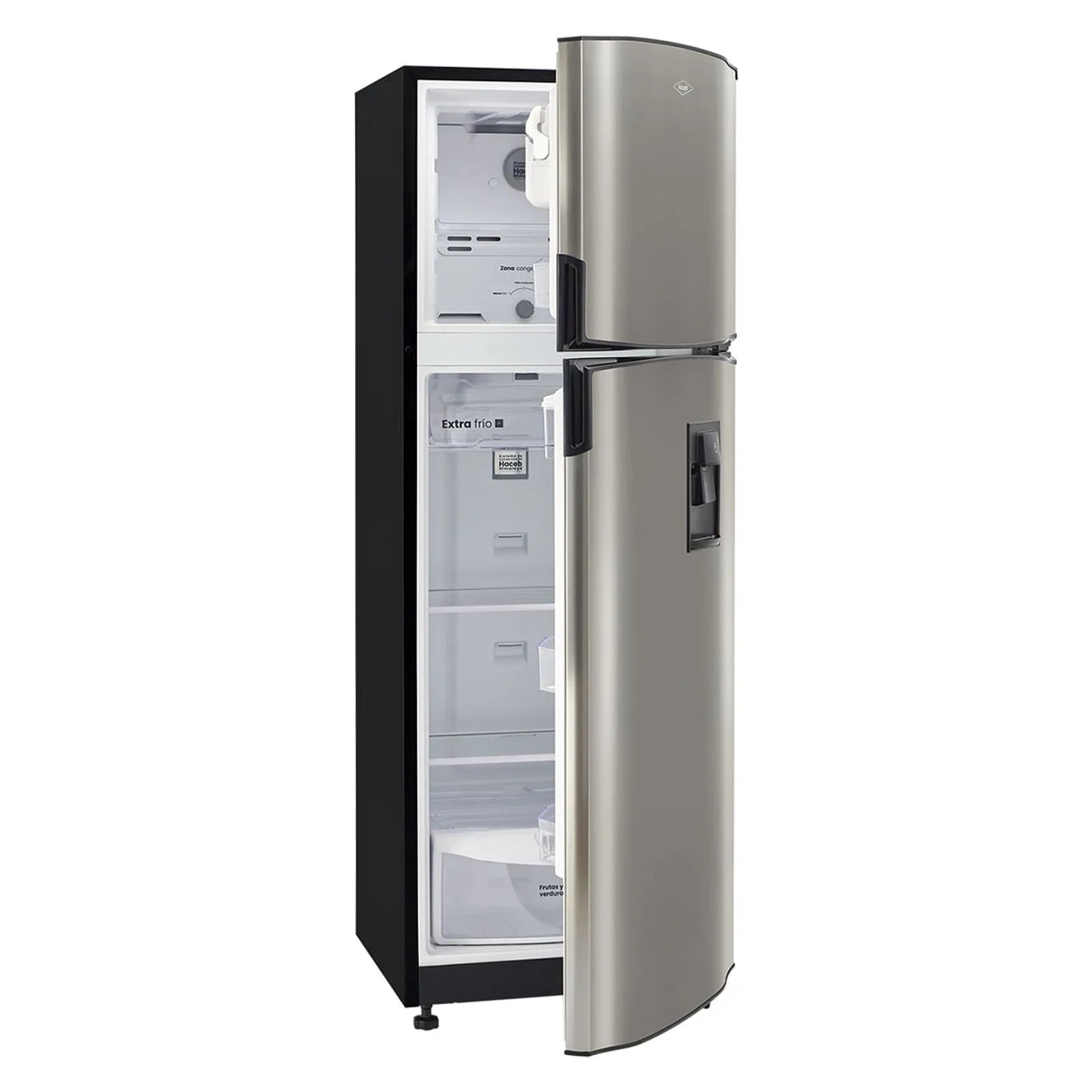 Nevera Haceb No Frost 271 Litros Manija Integrada Inox - 271 SE MI INOX R2