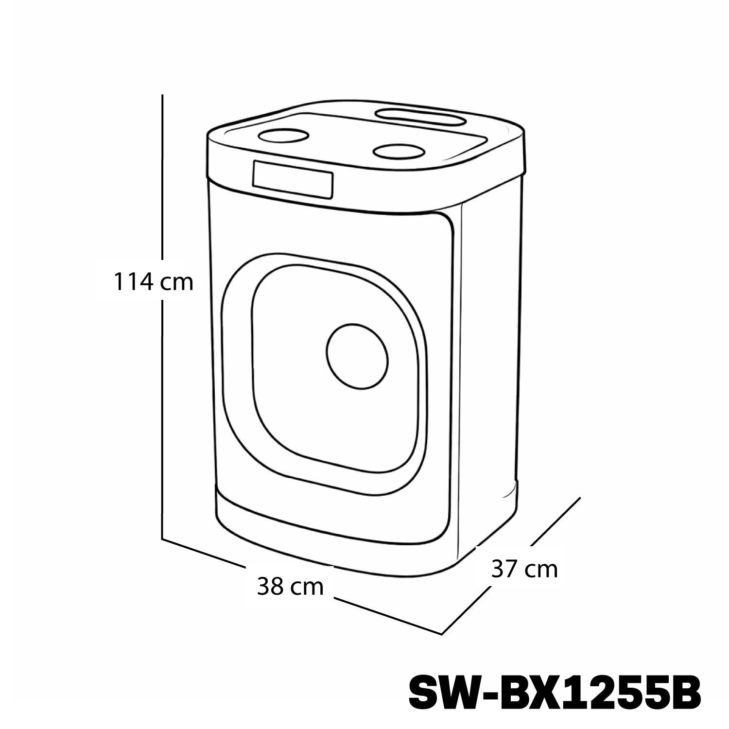 PARLANTE SWAN SW-BX1255B