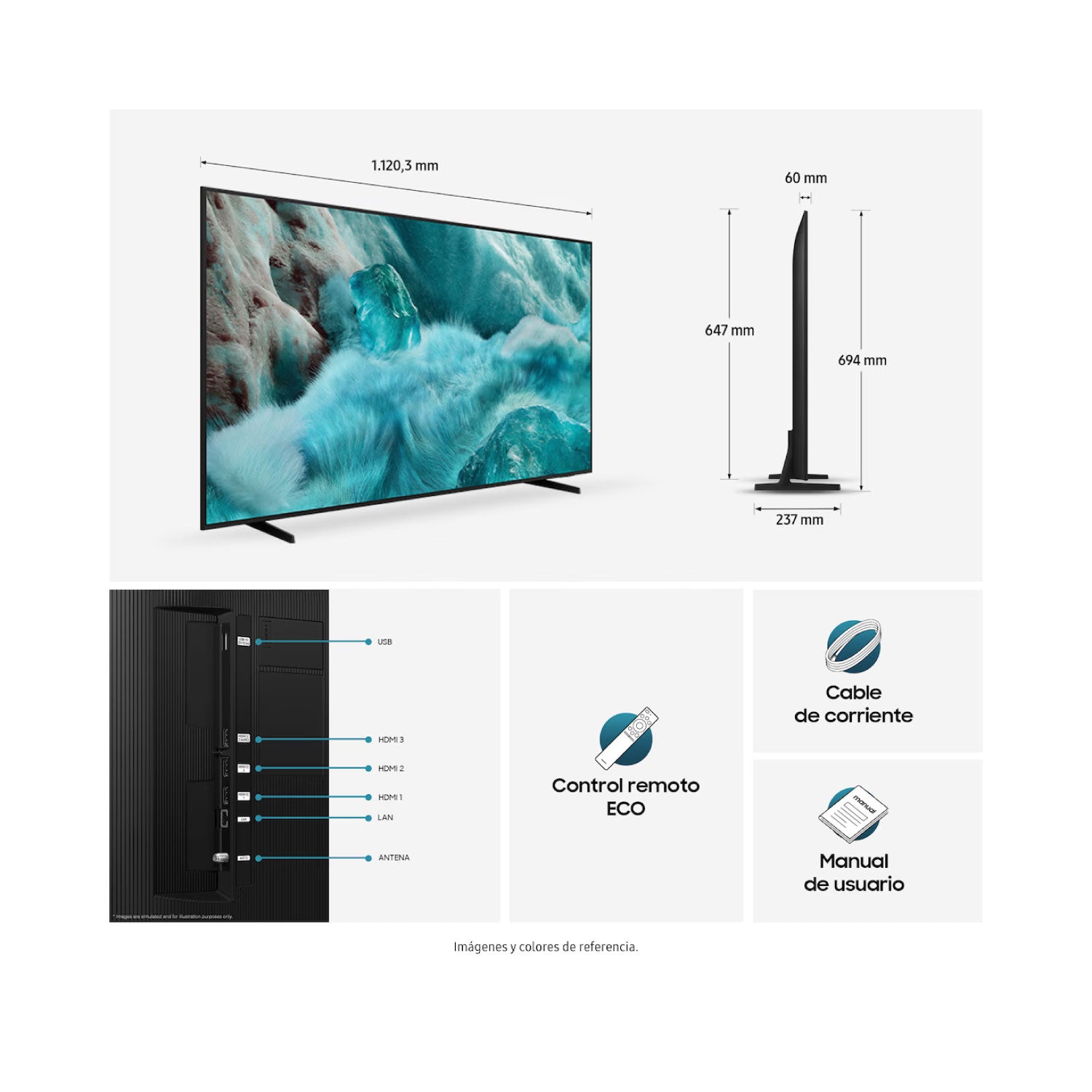 Televisor Smart 50” QLED 4K Q7F (2025) - QN50Q7FAAKXZL