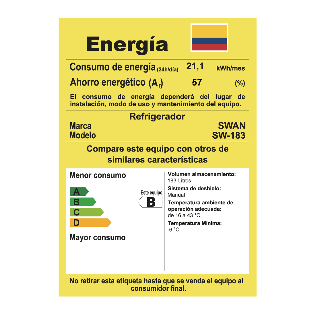NEVERA SWAN SW-183 FROST-DISP