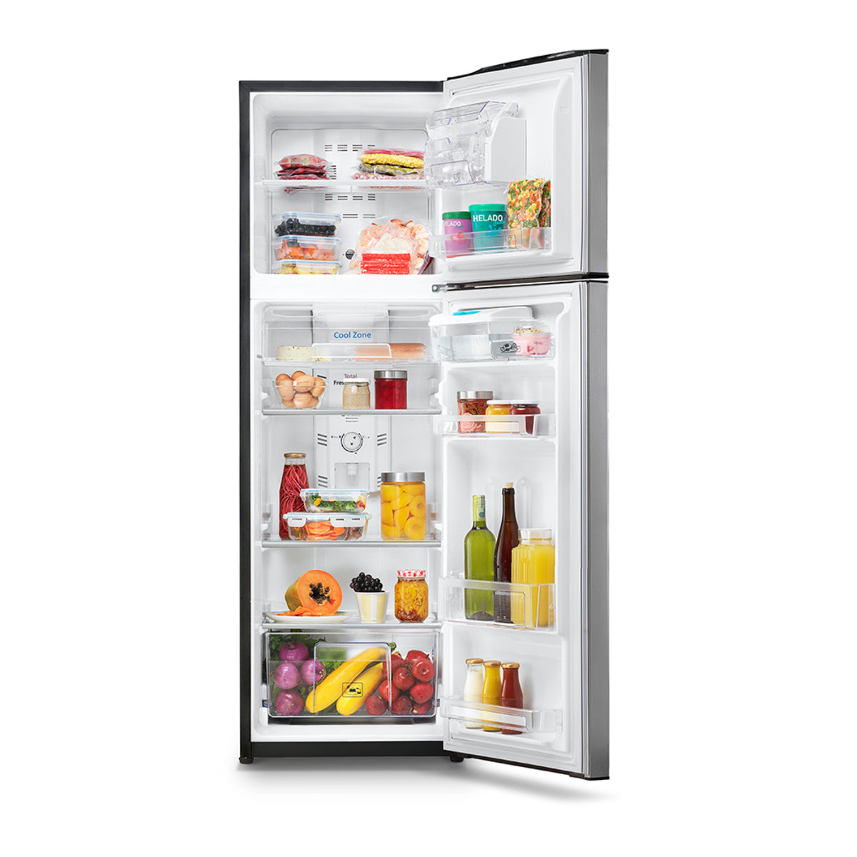 Nevera No Frost 267 L Brutos Inox Mabe - RMA267PYCU