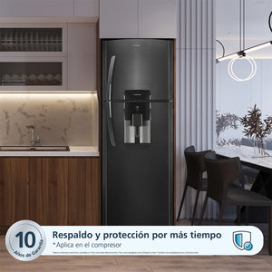 Nevera No Frost 313 L Brutos Black Steel Mabe - RMA313FXCC