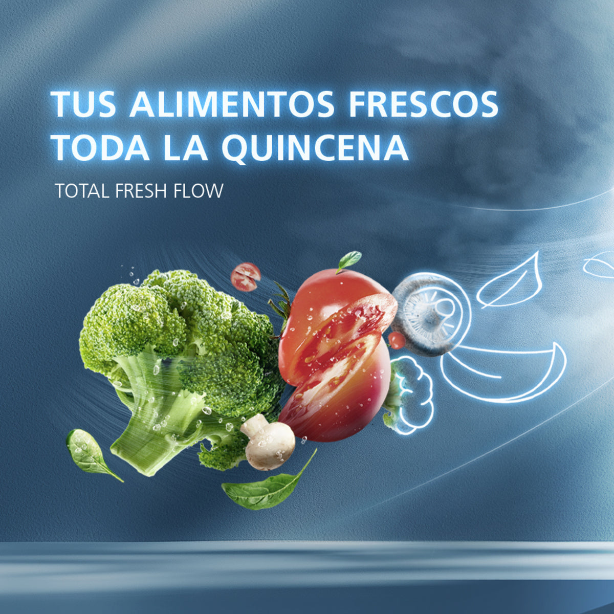 Nevera No Frost 470 L Brutos Inox Mabe - RMP470YCU