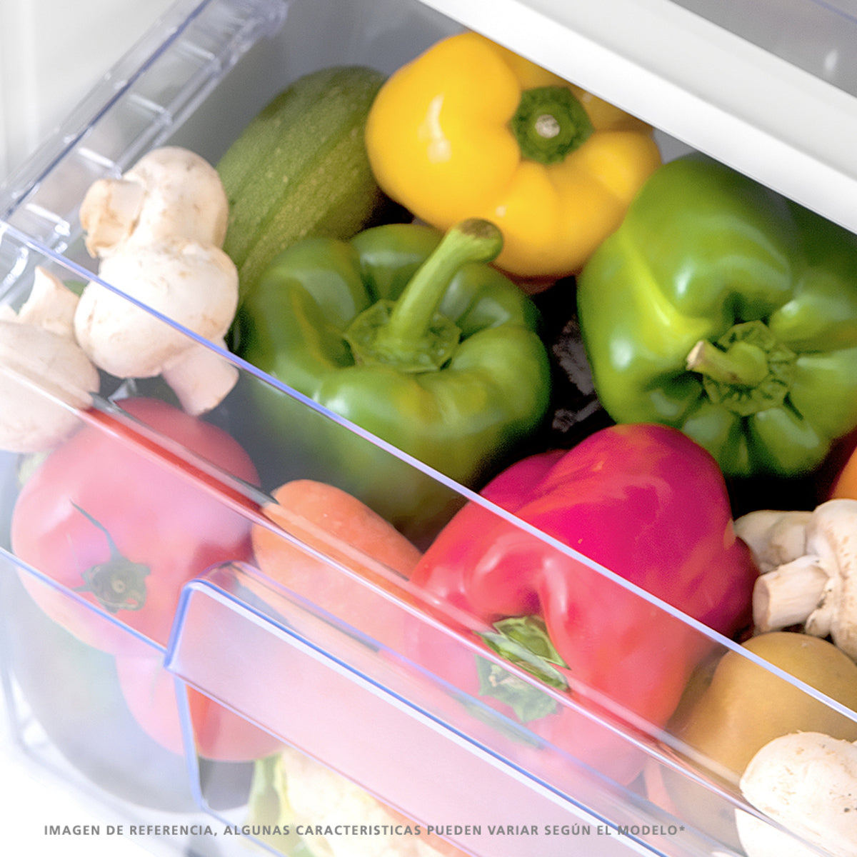 Nevera No Frost 470 L Brutos Inox Mabe - RMP470YCU