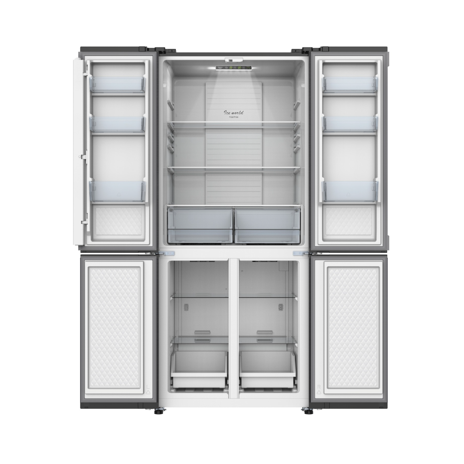 Nevecón Swan SW-500WTE 62H 485L No Frost French Door