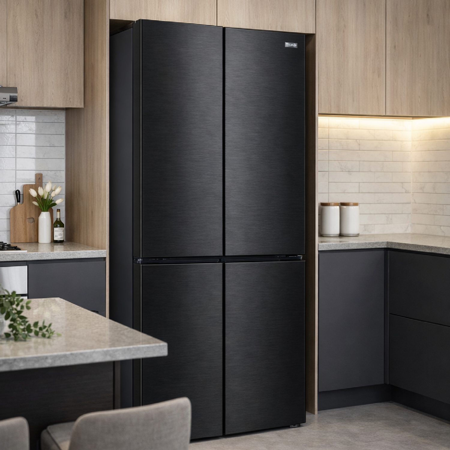 Nevecón Swan SW-500WTE 62H 485L No Frost French Door