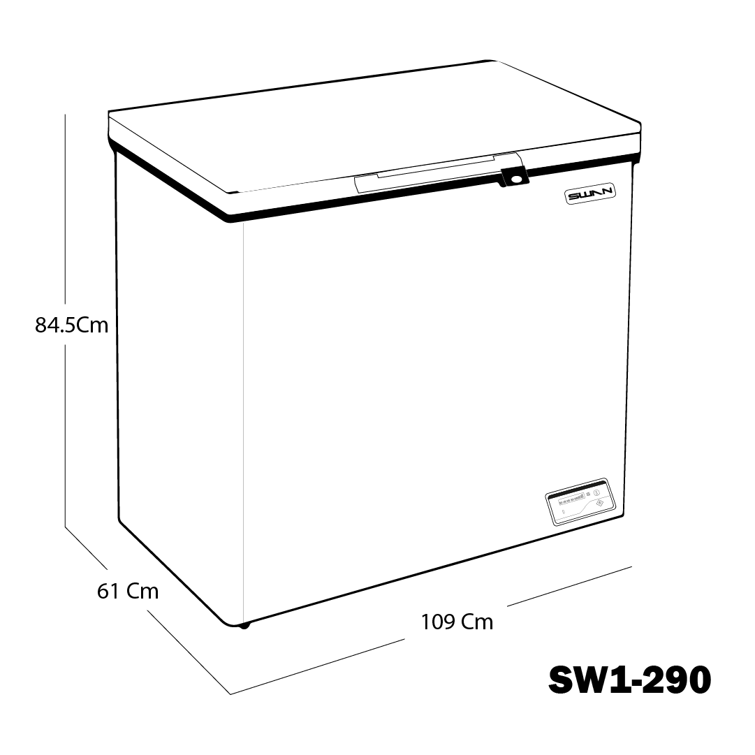 CONGELADOR HORIZONTAL SWAN 287 LITROS | SW1-290