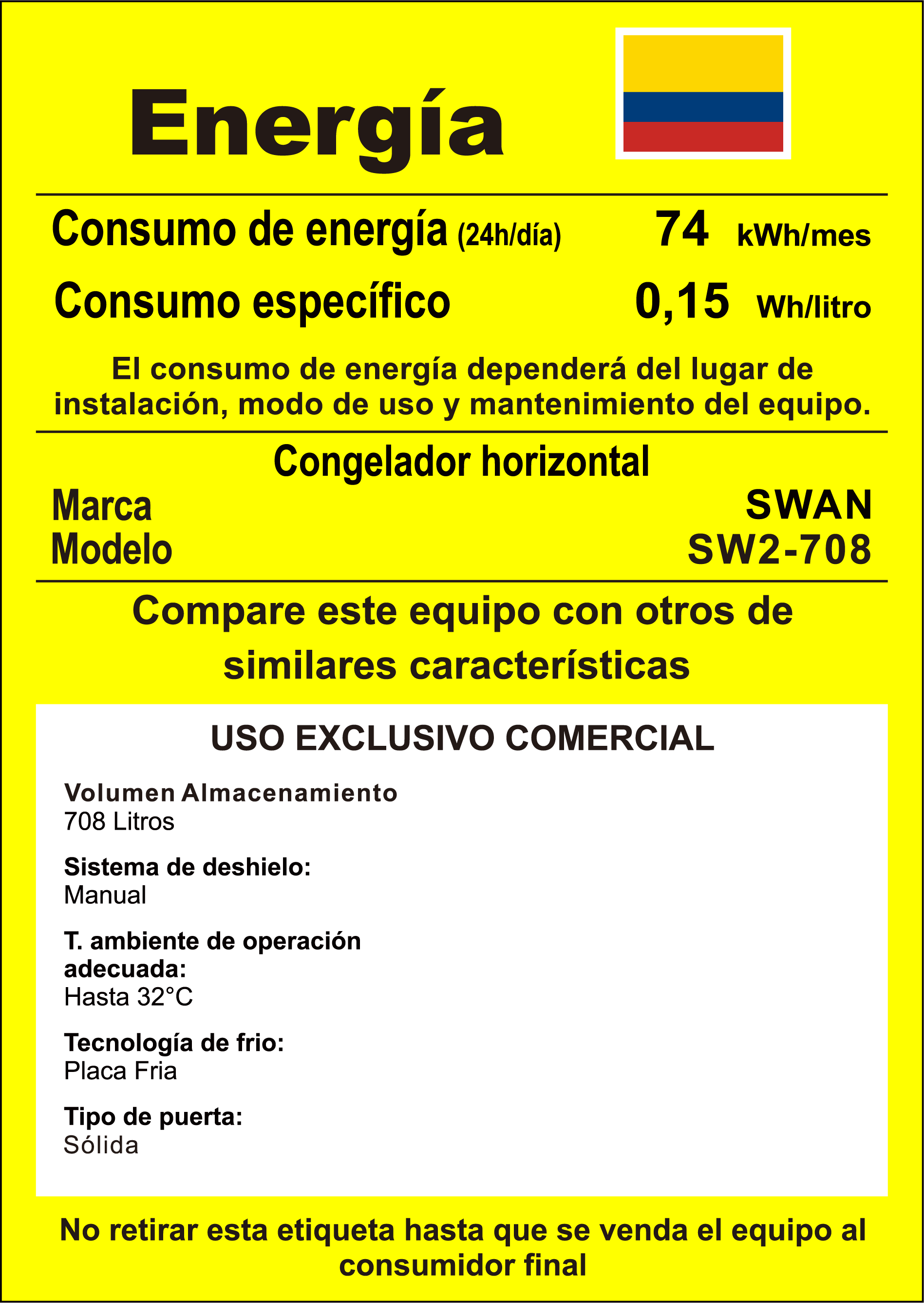 CONG. SWAN CHS SW2-708