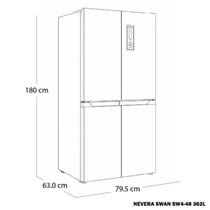 Nevecón Swan SW4-48 362L No Frost French Door