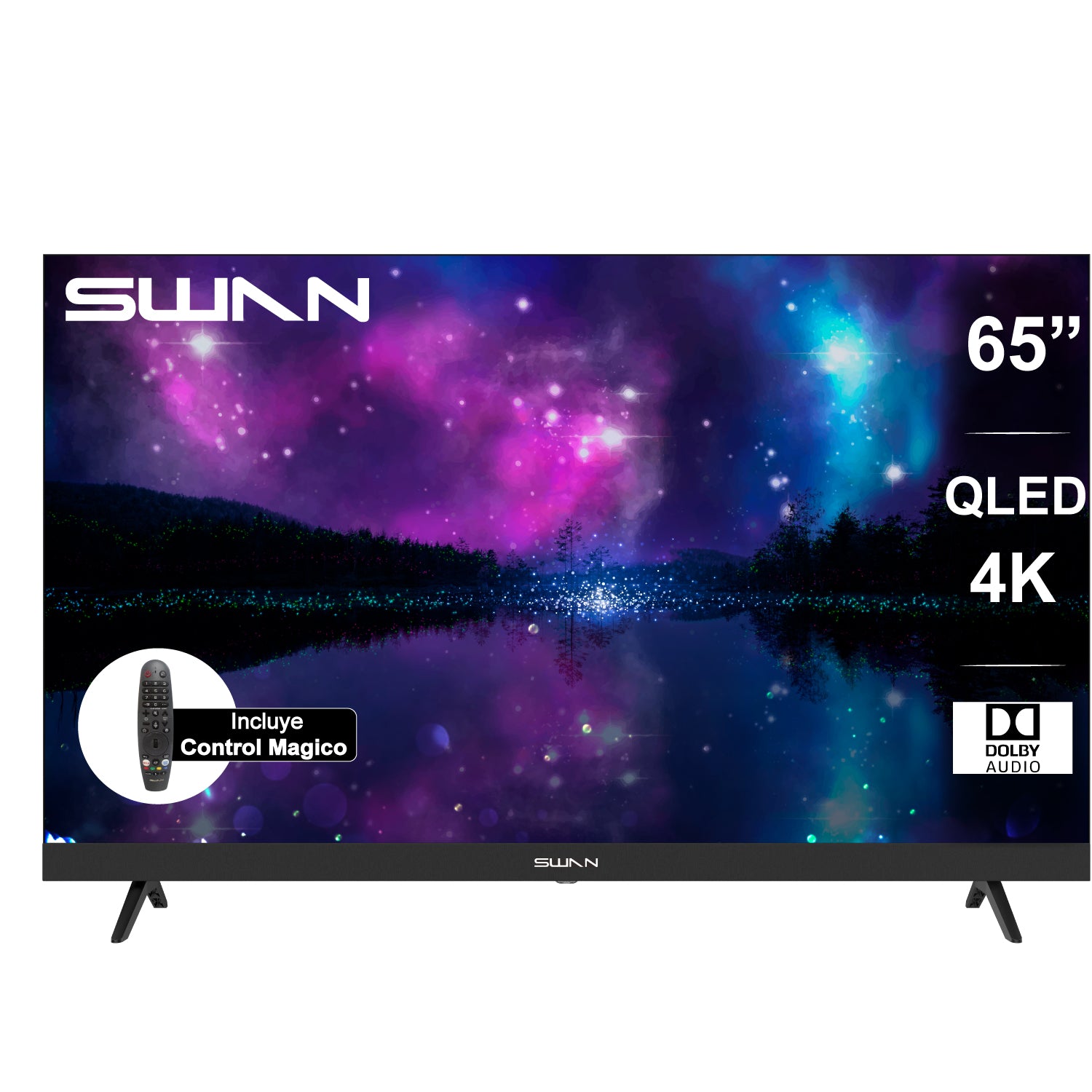 TELEVISOR SWAN 65" UHD 4K SMART TV QLED WEBOS