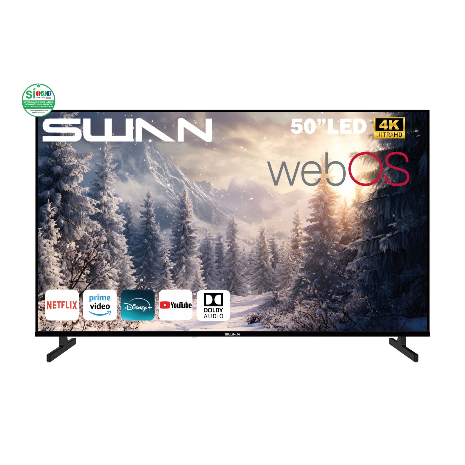 Televisor SWAN 50” UHD 4K LED Smart webOS - EL