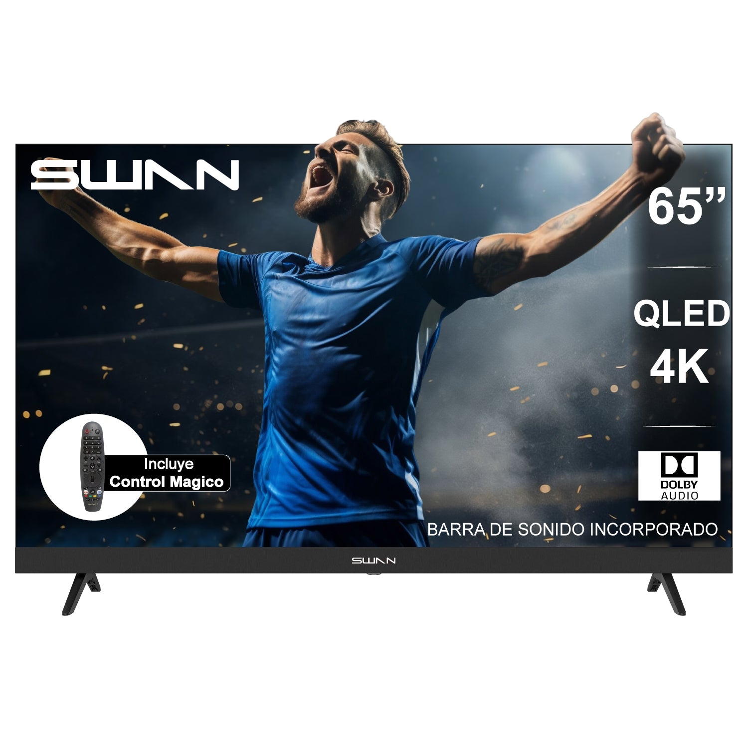 Televisor SWAN 65” UHD 4K QLED Smart webOS