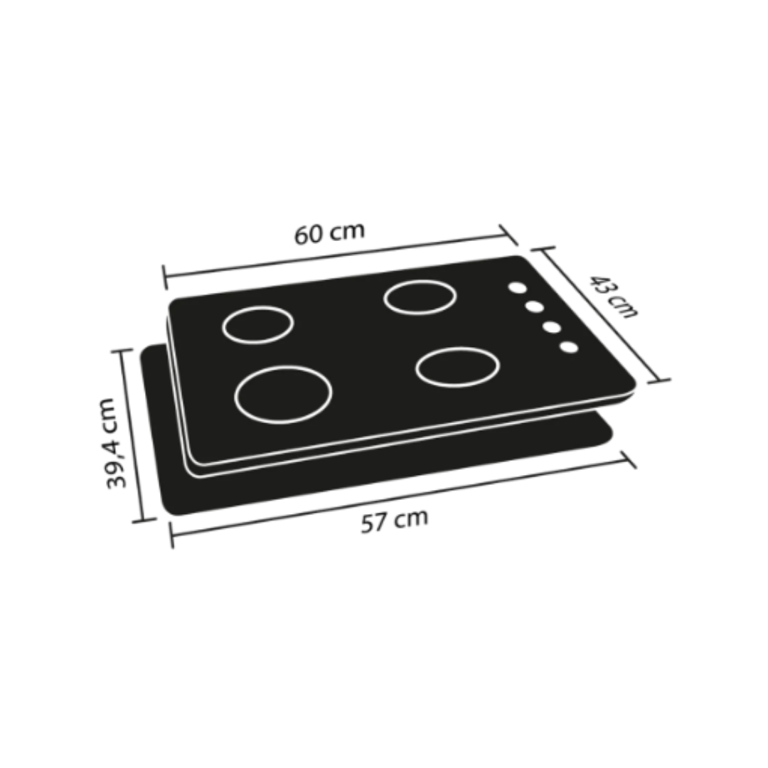 CUB HACEB TANDOORI CRISTAL 60-43 GN