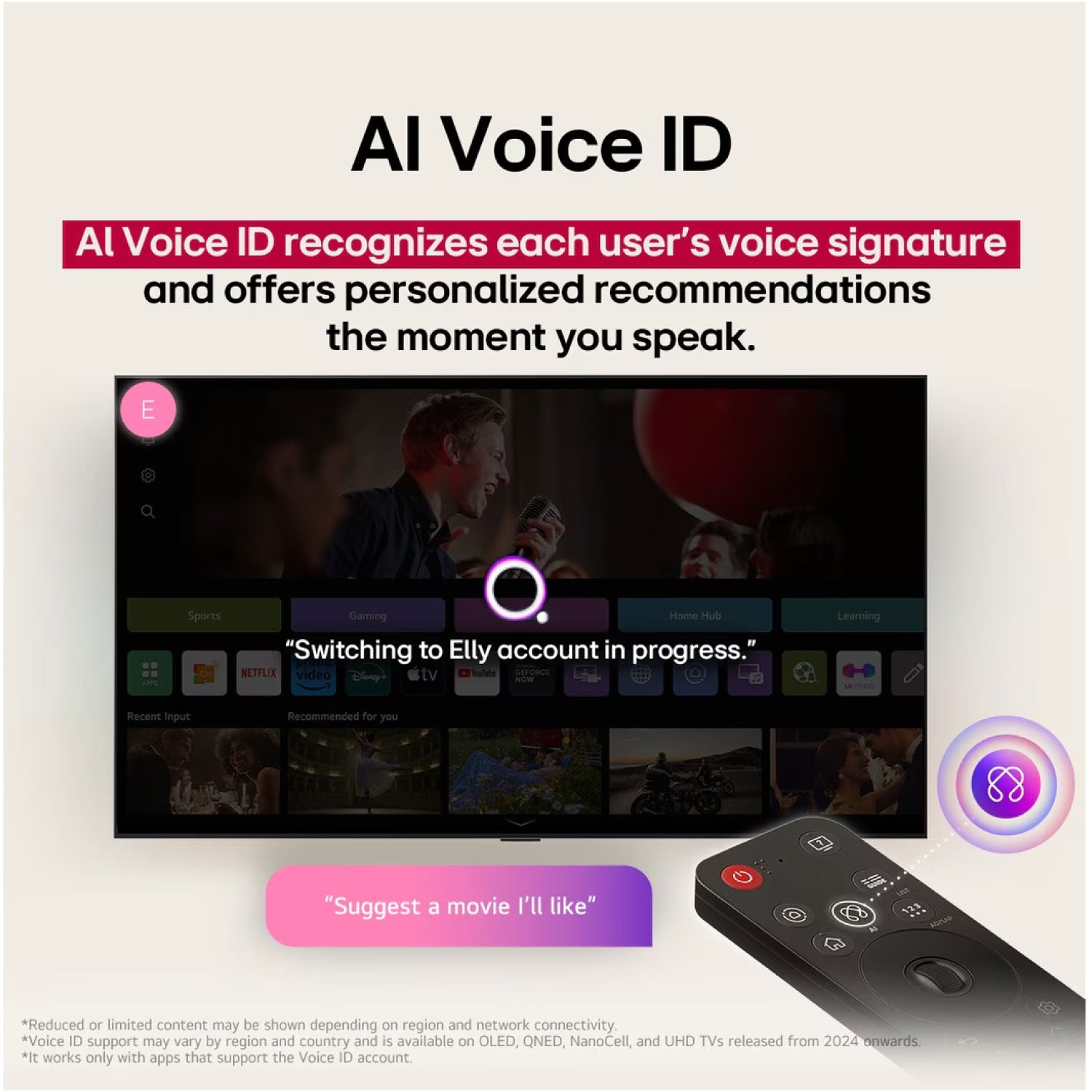 Televisor LG 50,55, 60" UHD AI 4K Smart TV – Incluye Magic Remote AI - UA8050PSA. AWC