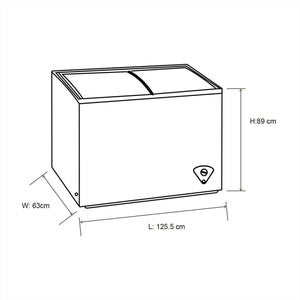 Congelador Horizontal KALLEY 254 Litros K-VH254L Blanco