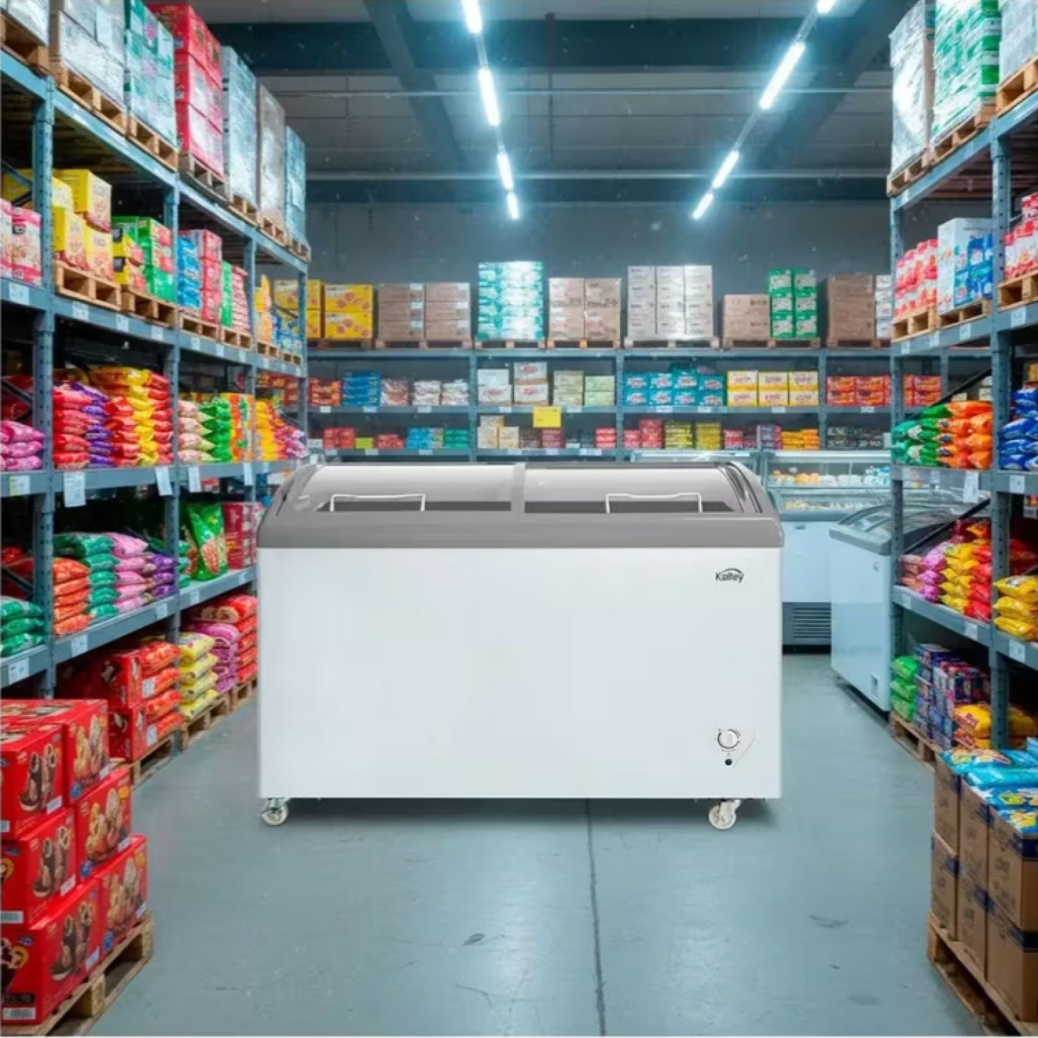 Congelador Horizontal KALLEY 254 Litros K-VH254L Blanco