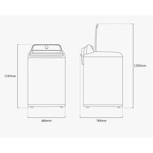 Lavadora SAMSUNG 23Kg + SmartThings  - WA23C3554GV/CO