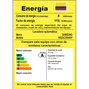 Lavadora SAMSUNG 23Kg + SmartThings  - WA23C3554GV/CO