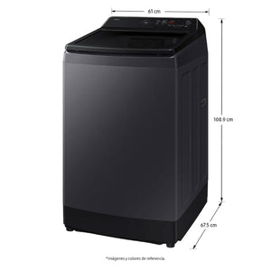 Lavadora Samsung 15 Kilos EcoBubble™ y SmartThings - WA70F15E4CCO Gris Grafito