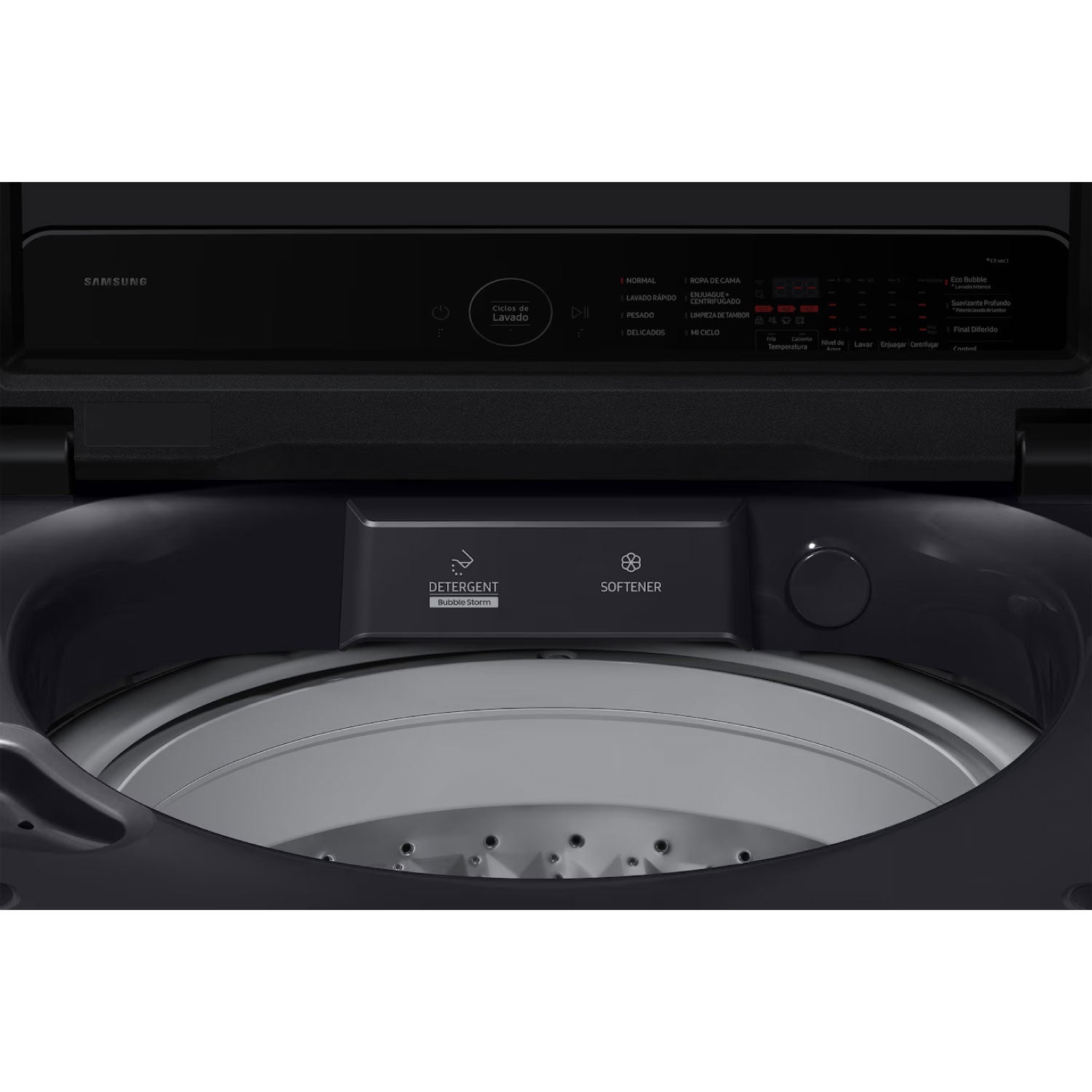 Lavadora Samsung 15 Kilos EcoBubble™ y SmartThings - WA70F15E4CCO Gris Grafito