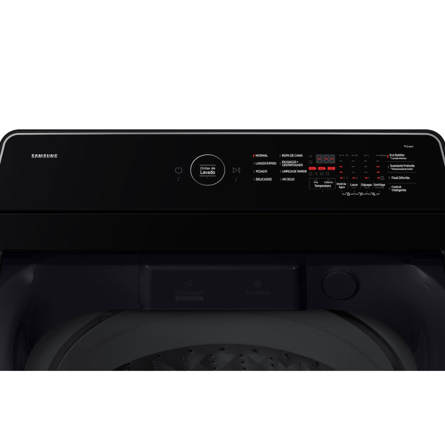 Lavadora Samsung 15 Kilos EcoBubble™ y SmartThings - WA70F15E4CCO Gris Grafito