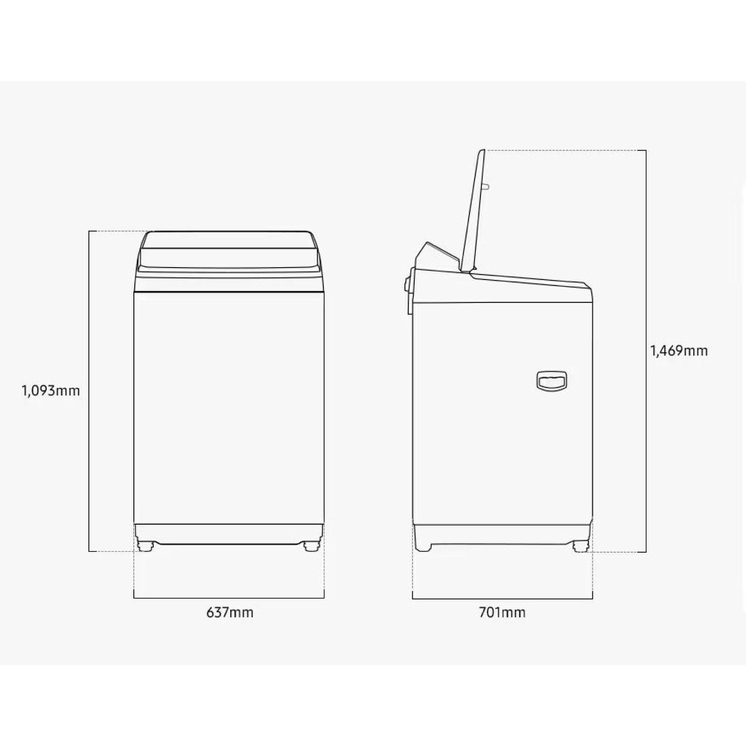 Lavadora 13 kg con EcoBubble y SmartThings - WA70F13E4CCO