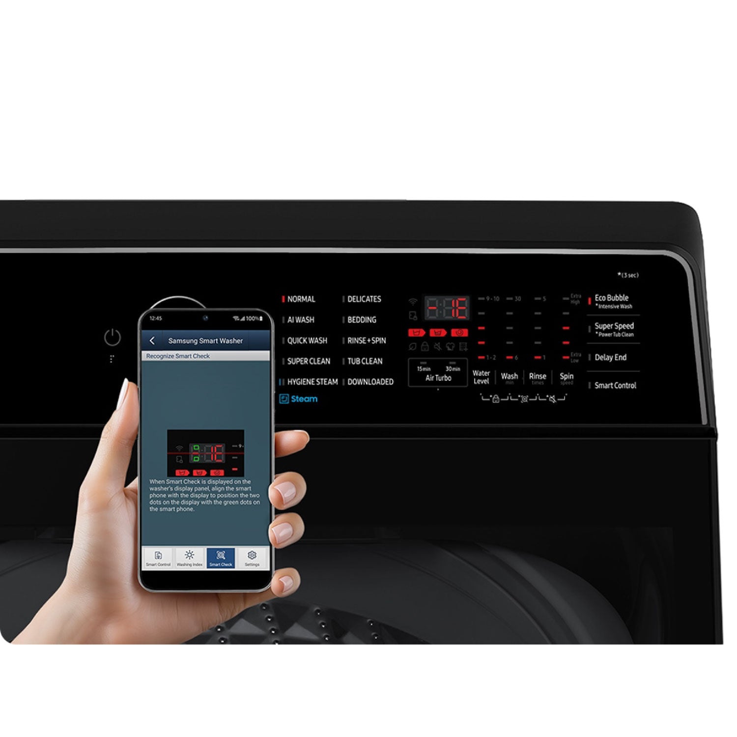 LAVADORA SAMSUNG 17 KG + INTELIGENCIA ARTIFICIAL - WA80F17S8BCO