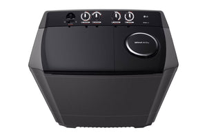Lavadora LG Doble Tina 15Kg Negro Roller Jet Punch+3 - WP15BAR
