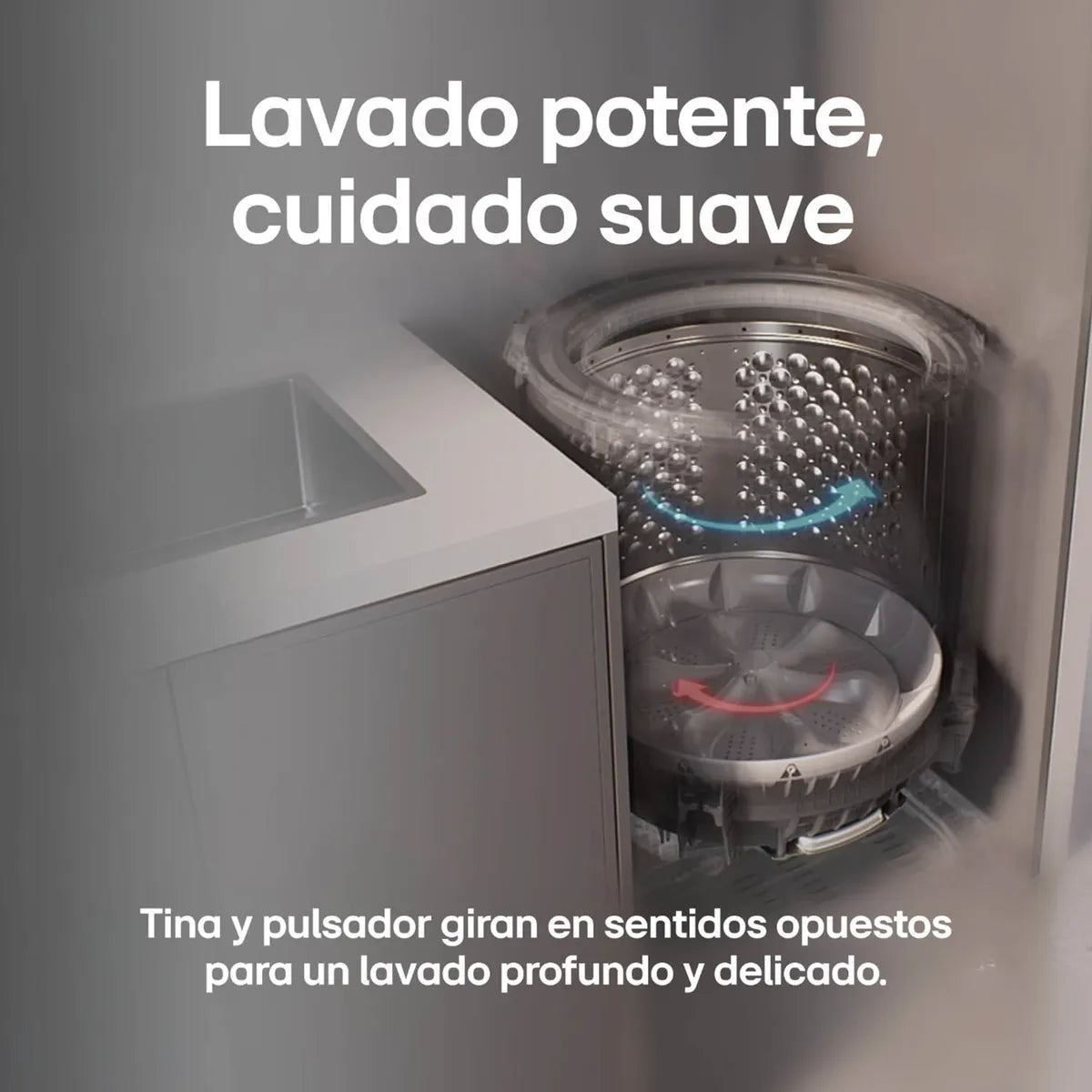 Lavadora LG Carga Superior 13 Kilos WT13NVTB.DNBECOL