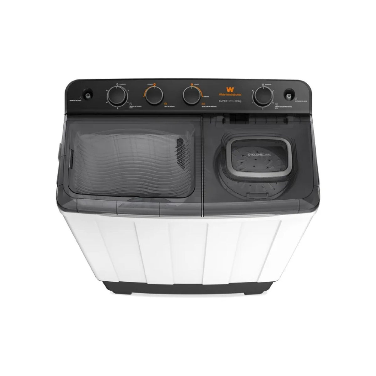 Lavadora Electrolux 12kg Semiautomática Westinghouse Blanca | WWTT12M6USUZW