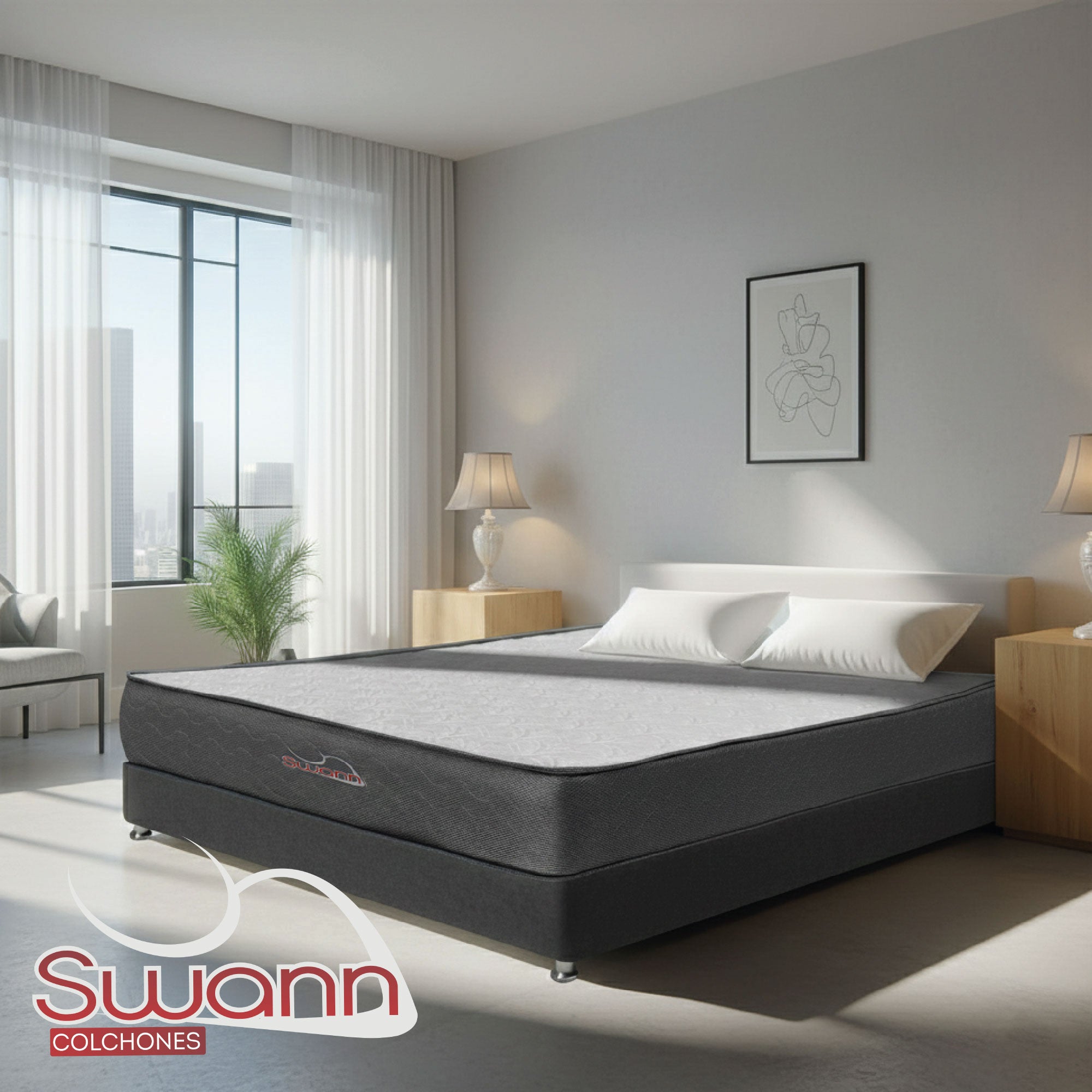 COLCHON SWAN NEW SILVER DC