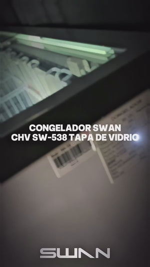 CONGELADOR SWAN CHV 307,44 LITROS CON TAPA DE VIDRIO |SW4-538