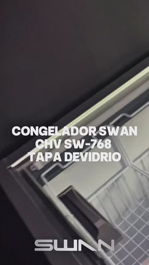 CONGELADOR HORIZONTAL SWAN 454 LITROS TAPA DE VIDRIO | SW4-768