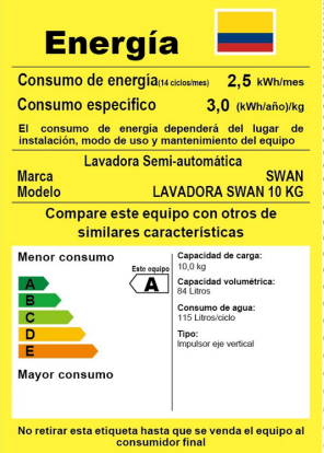 LAVADORAS SEMIAUTOMÁTICA SILVER 10 KG