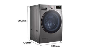 lavadora de carga frontal 22 kg -LG WM22VV2S6BR.ASSECOL